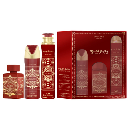 Set Badee Al Oud Sublime 3 Pcs  Unisex